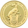 1 oz. British Gold Queen's Beast Greyhound Coin - 2021