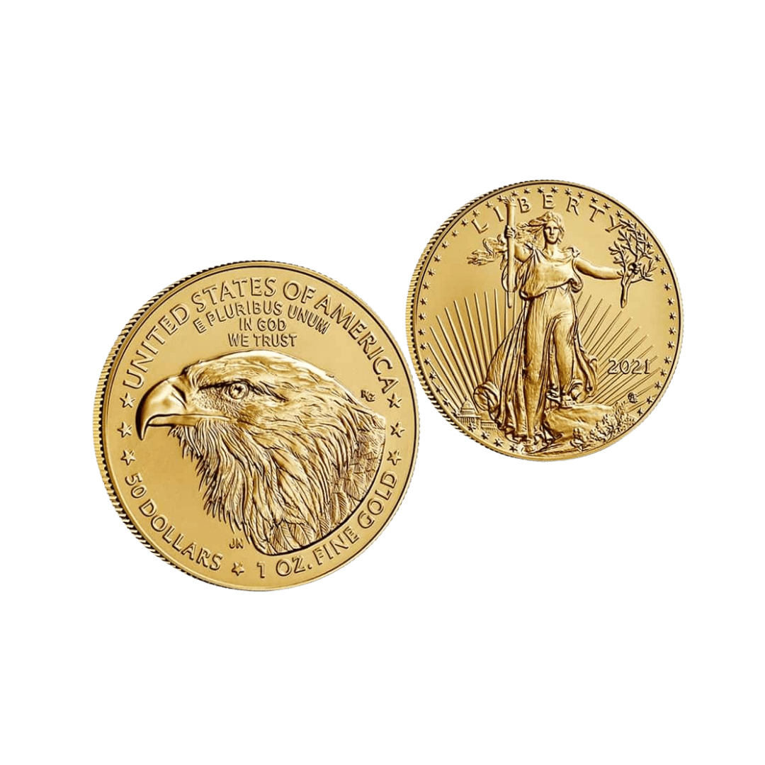 2021 1 oz. Gold American Eagle Coin (BU, Type 2) - First Gold Group