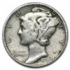 90% Silver Mercury Dimes ($100 FV)