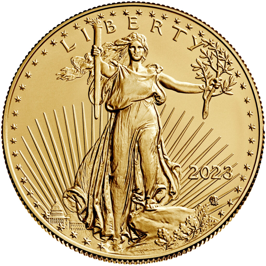 Buy 1/2 oz. Gold American Eagle Coin (BU, Random Year) - First Gold Group